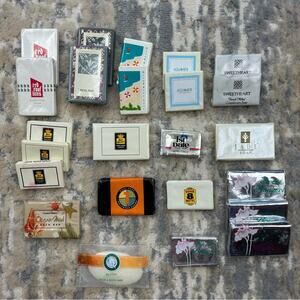 24 piece Vintage Travel Hotel Motel Souvenir Soaps